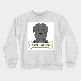 Black Russian Dog Crewneck Sweatshirt